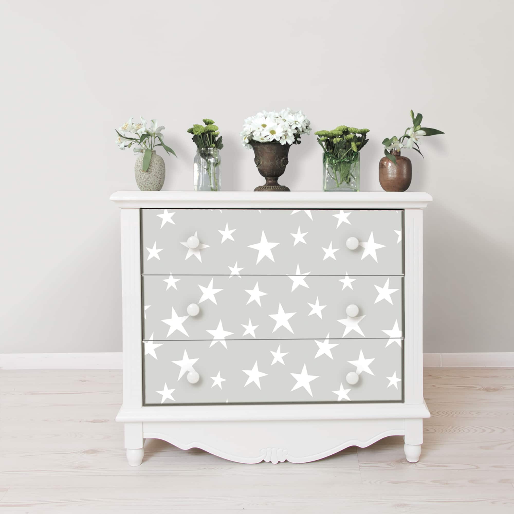NuWallpaper Stardust Gray Peel & Stick Wallpaper